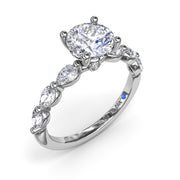 Whimsical Diamond Engagement Ring