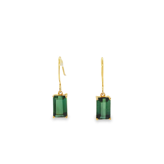 Green Tourmaline Earrings