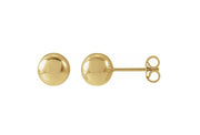 7mm Ball Earrings