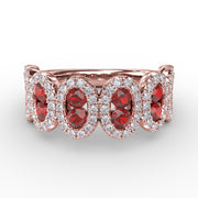 Think Like A Queen Ruby and Diamond Ring