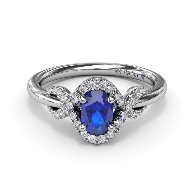 Love Knot Sapphire Ring