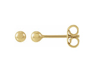 3mm Ball Earrings