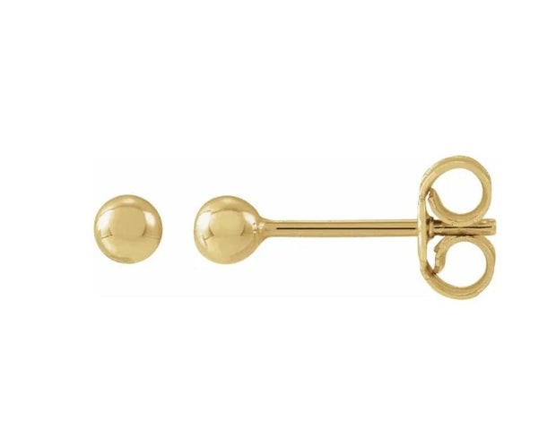 3mm Ball Earrings