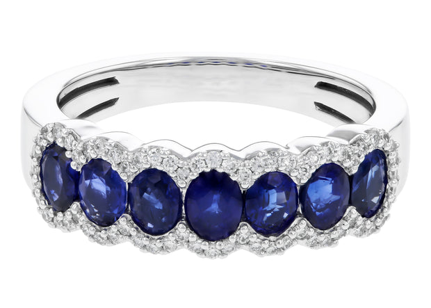 Sapphire & Diamond Ring
