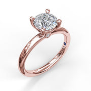 Classic Round Cut Solitaire Engagement Ring