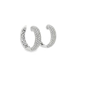 Diamond Hoop Earrings