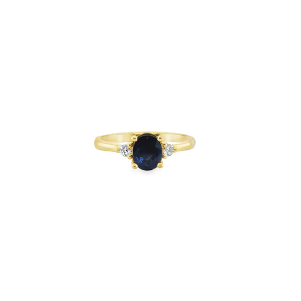 Sapphire & Diamond Ring