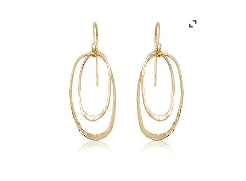 Oval Orbit Earring