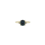 1.62 Montana Sapphire & Diamond Ring