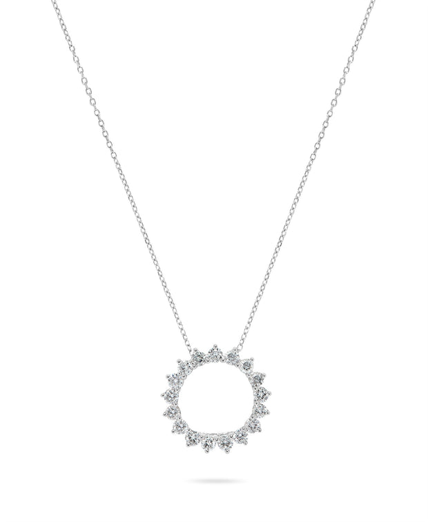Diamond Circle Pendant