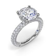Angelic Solitaire Diamond Engagement Ring