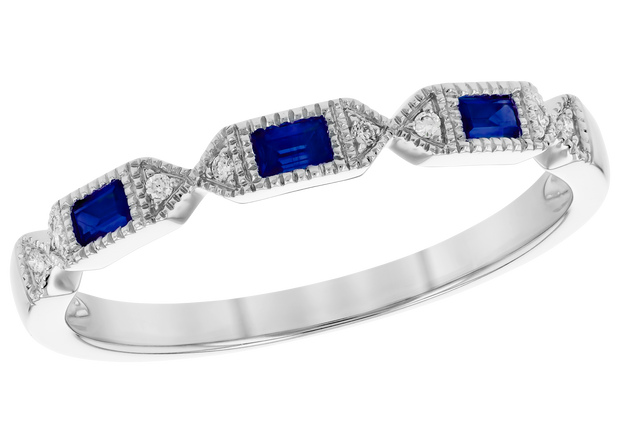Sapphire & Diamond Band