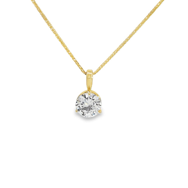 2.37ct Natural Near Colorless Diamond Pendant