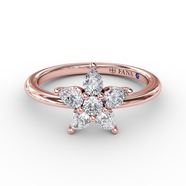 Catalina Diamond Star Ring