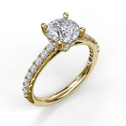 Timeless Single Row Engagement Ring