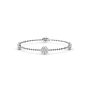 Magnolia Diamond Station Bracelet