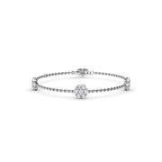 Magnolia Diamond Station Bracelet