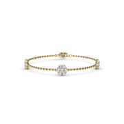 Magnolia Diamond Station Bracelet