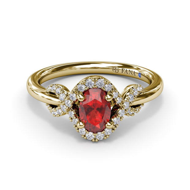 Love Knot Ruby Ring