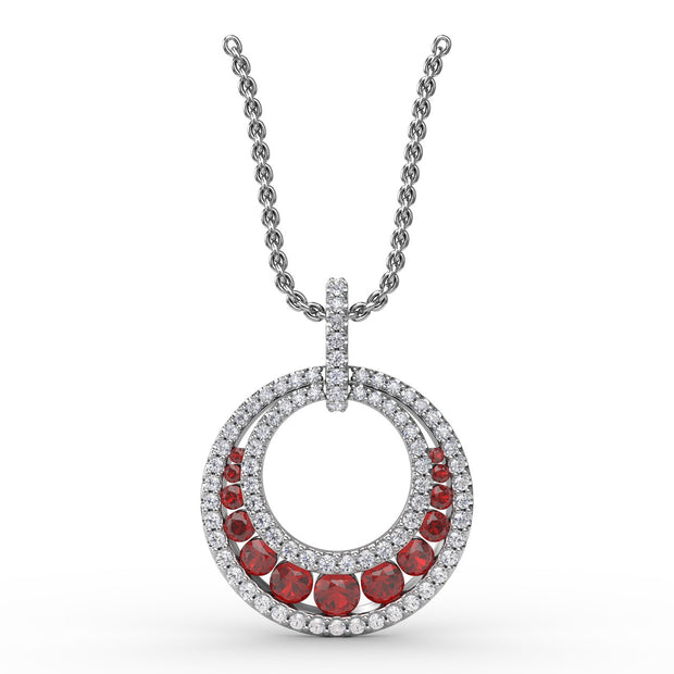Always and Forever Ruby Pendant