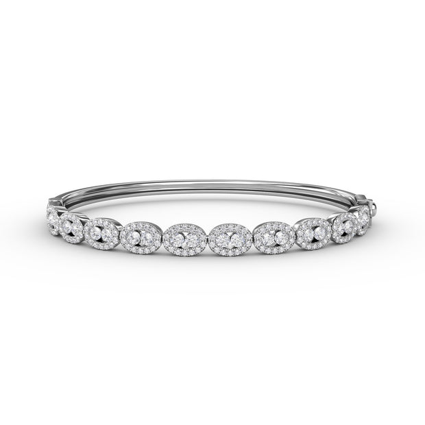 Whimsical Diamond Bangle