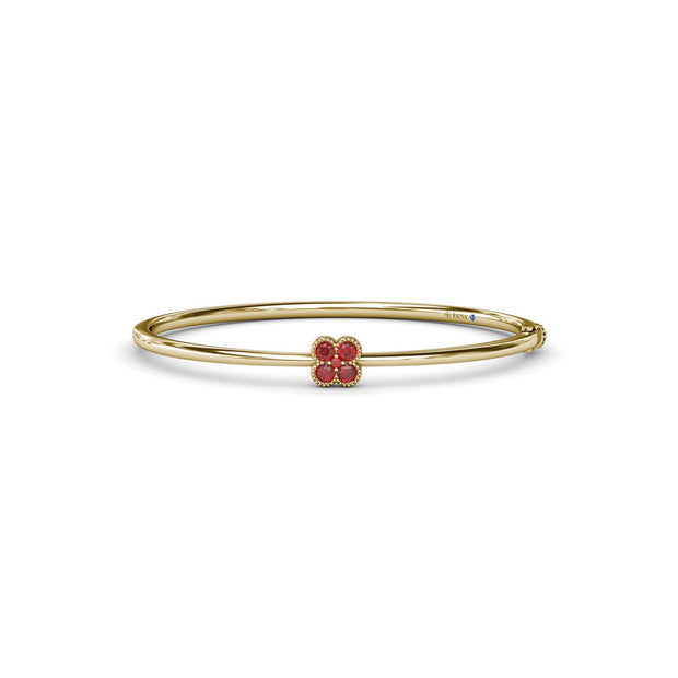 Magnolia Ruby Bangle