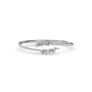 Clustered Marquise Diamond Bangle