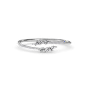 Clustered Marquise Diamond Bangle