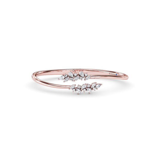 Floral Love Diamond Bangle