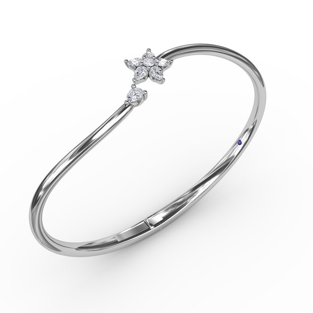 Catalina Diamond Star Bangle