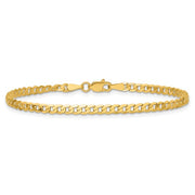 Flat Beveled Curb Bracelet