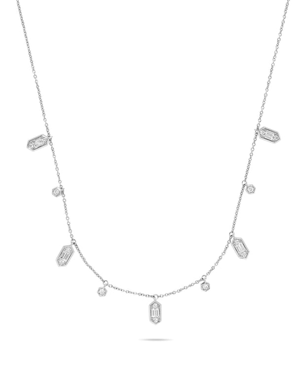 Diamond Station Necklace