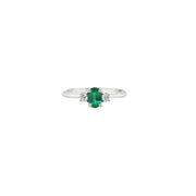 Emerald & Diamond Ring