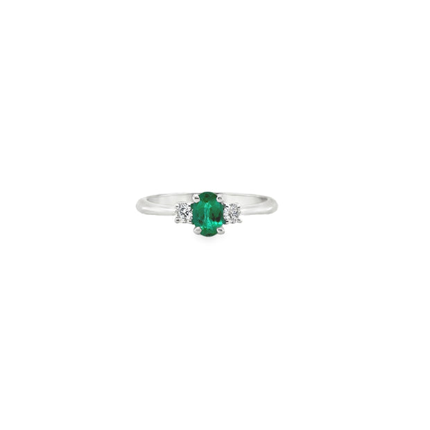 Emerald & Diamond Ring