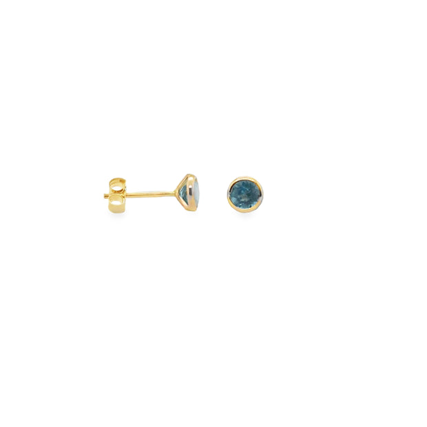 Blue Topaz Earrings