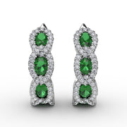 Curb Link Hoop Earrings