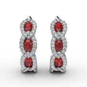 Curb Link Hoop Earrings