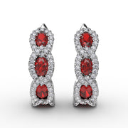 Curb Link Hoop Earrings