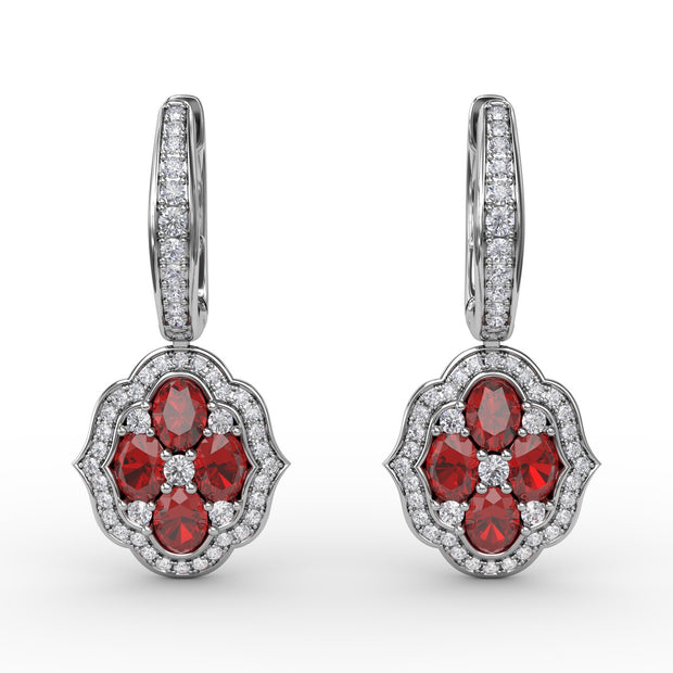 Victorian Style Dangle Earrings
