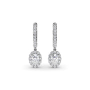 Dazzling Diamond Drop Earrings