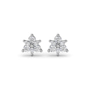 Trio Stud Diamond Earrings