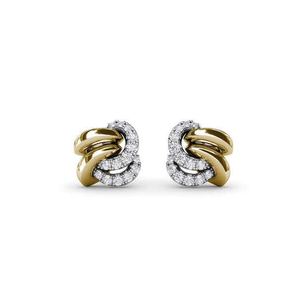 Spyre Intertwined Stud Earrings