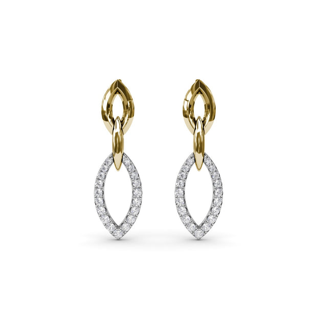 Lynq Marquise-Shaped Drop Earrings
