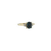 1.62 Montana Sapphire & Diamond Ring