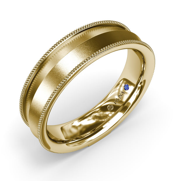 Sandblast Finish Mens Band
