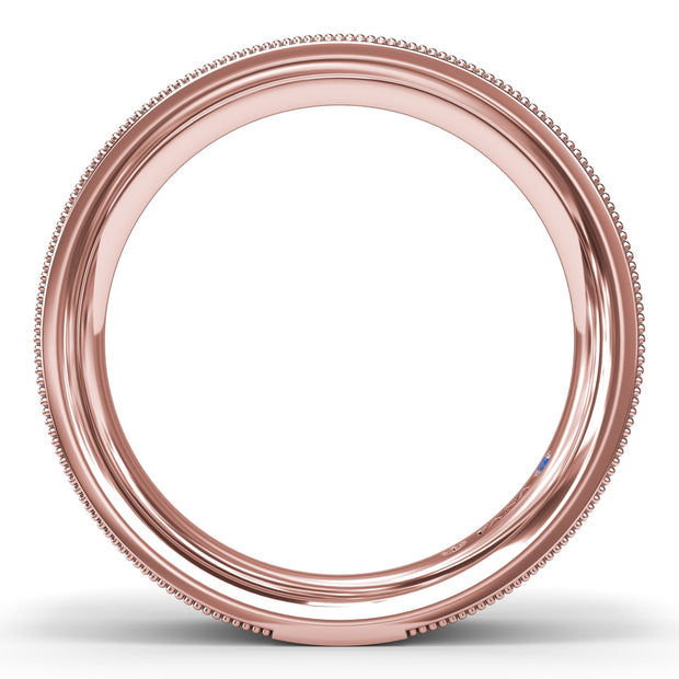 Sandblast Finish Mens Band