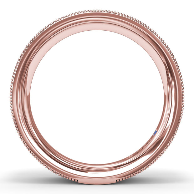Sandblast Finish Mens Band