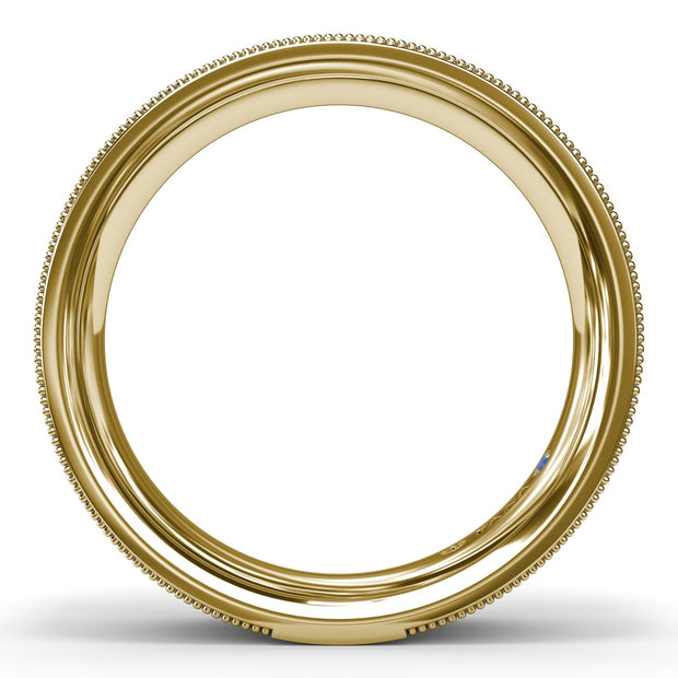Sandblast Finish Mens Band
