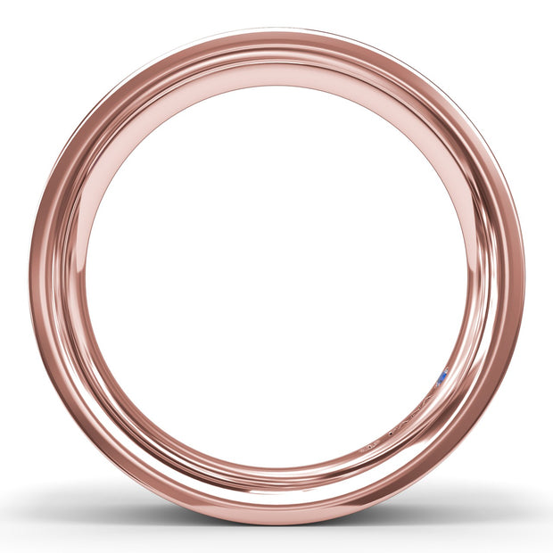 Sandblast Finish Mens Band