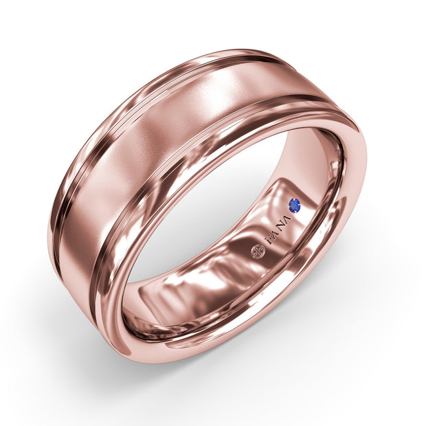Sandblast Finish Mens Band